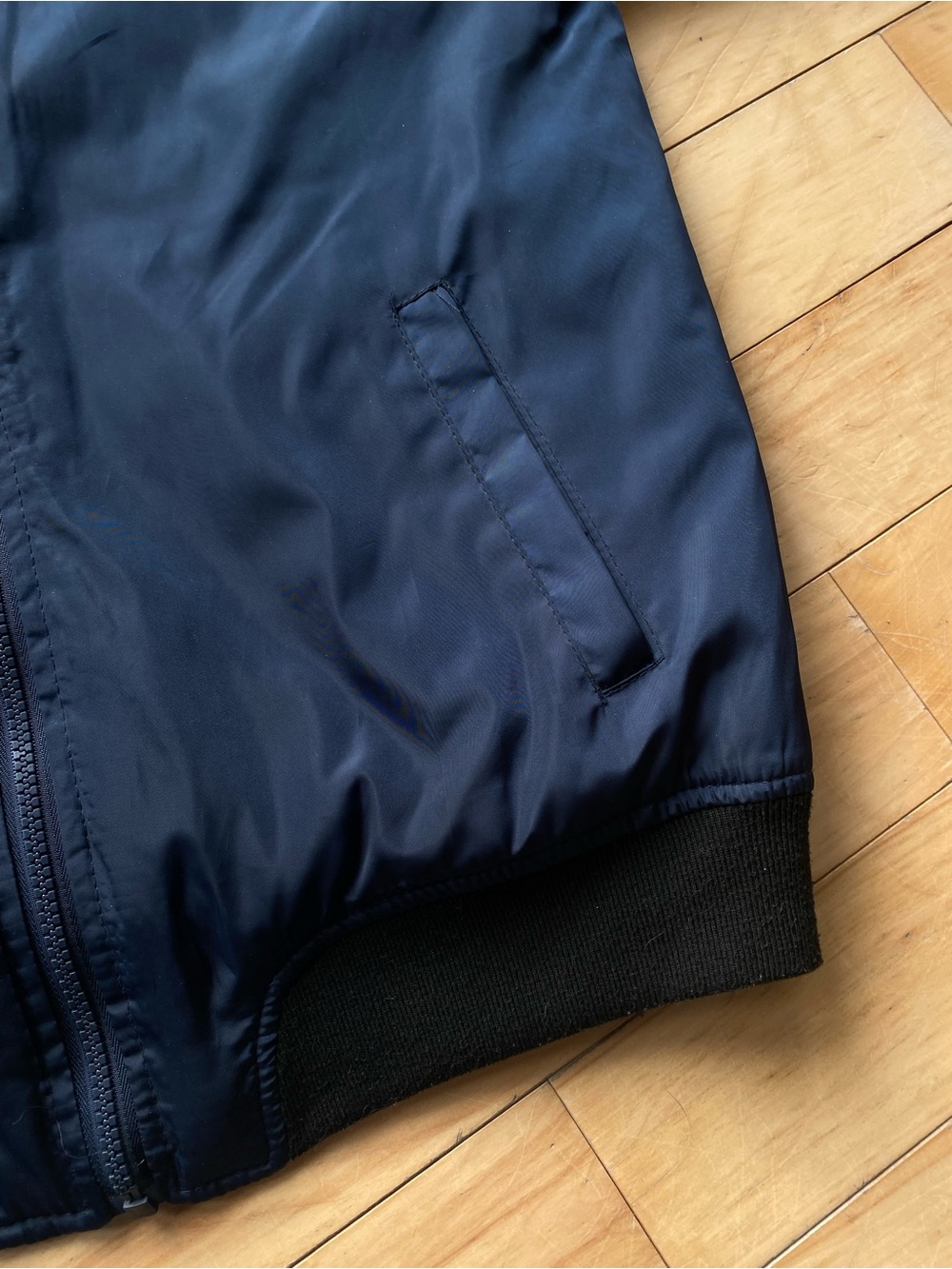 Route 66 Navy Jacket with Black Trim - Picture 9 of 12